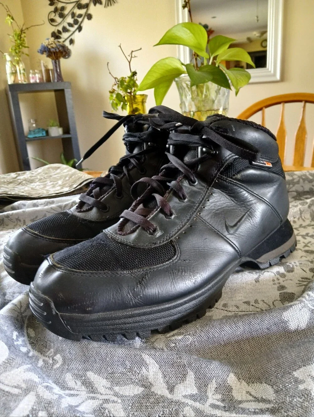 Nike Air Max ACG All Condition Men's Black Leather Trail Boots